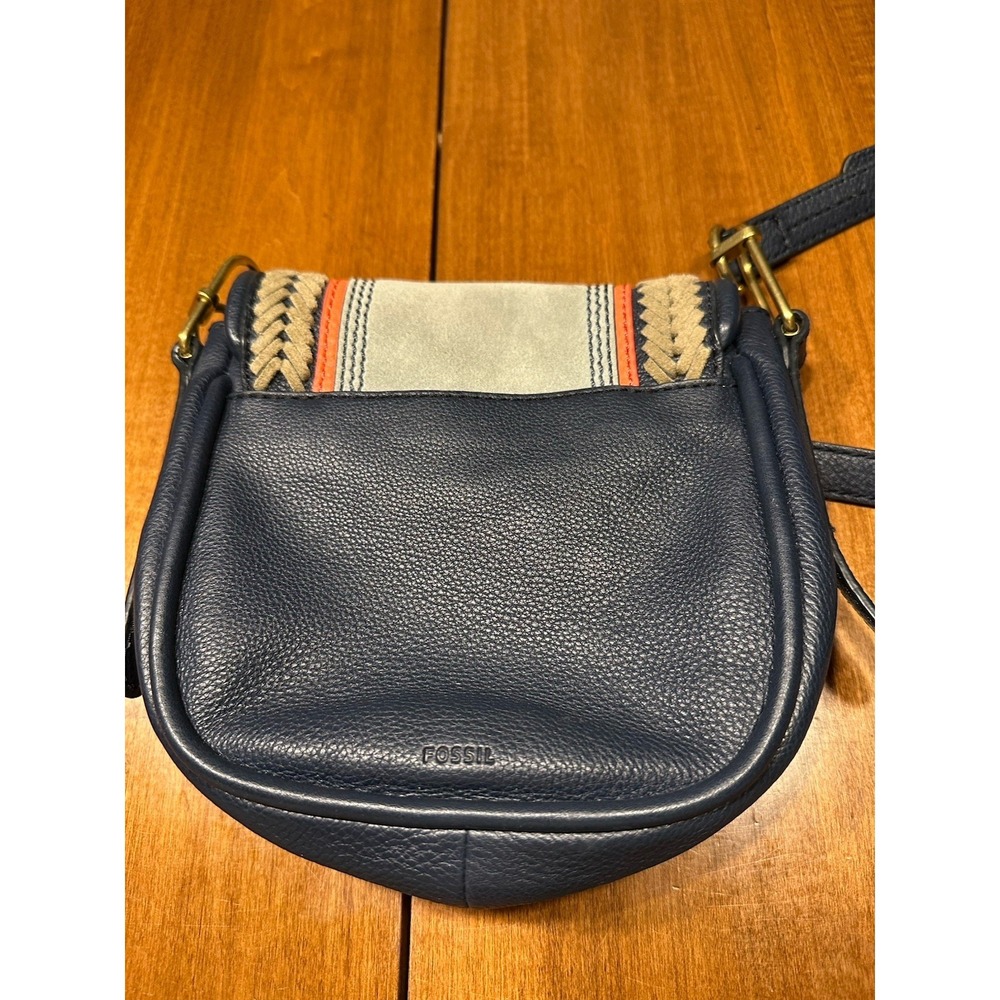 New Fossil Women's Rumi Small Leather Crossbody Bags Variety Colors - Picture 5 of 7